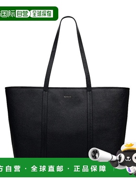 自营radleyTempleton Place Large Ziptop Tote - black 美国奥莱