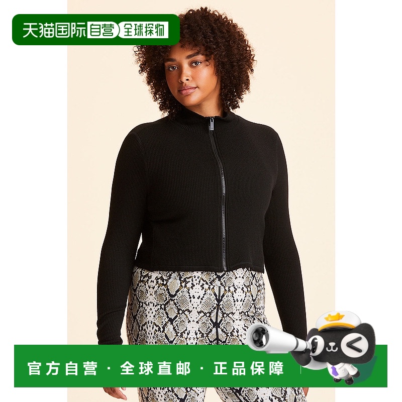 自营 alala上升拉链 - 黑色 美国奥莱直发卫衣