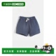 Baby Short blue 自营babycottonsWaffle graphite 美国奥莱直