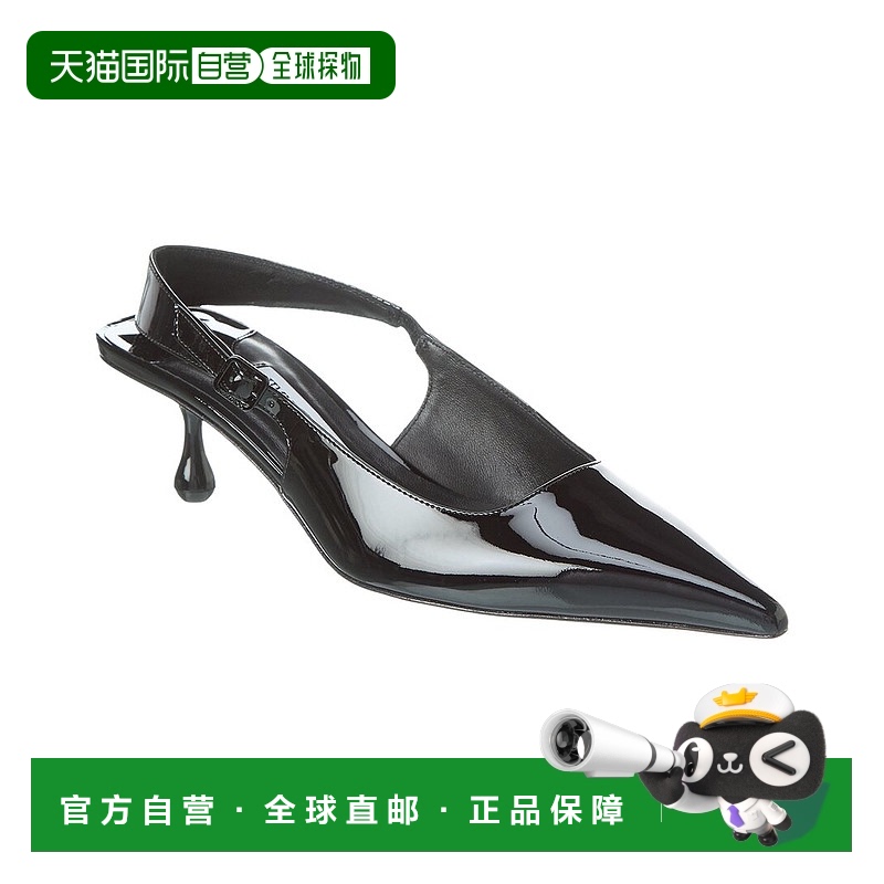 自营 Jimmy Choo Amel 50专利吊带泵-黑色 女鞋单鞋美国直发奥莱