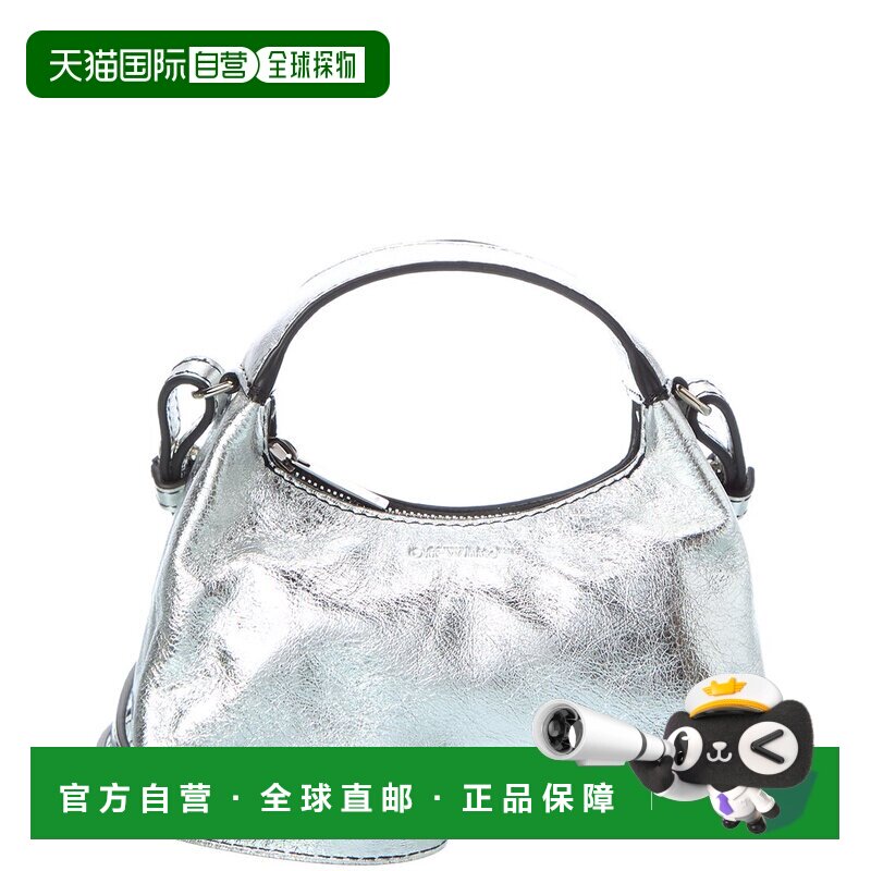 自营off-white灰白色街机皮革Hobo包-银色 美国奥莱直发斜挎包