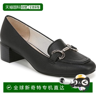 墊皮革樂福高跟鞋 自營 lifestrideBLISS女式 軟墊鞋 美 黑色光滑