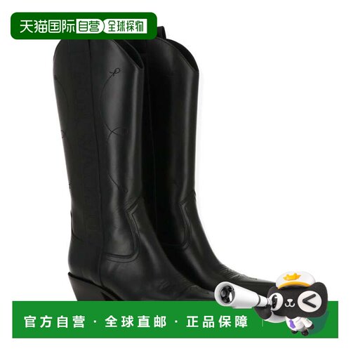 自营off-whiteOff White Womens黑色靴子-黑色 美国奥莱直发