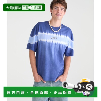 自营Aeropostale Quiksilver Tie-Dye Logo Tee - blue purple 48