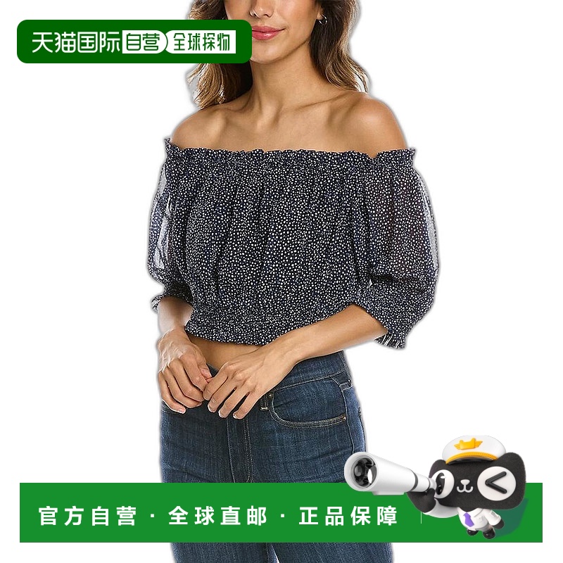 1h可退 【美国直邮】keepsake 女士 衬衫上衣荷叶边正品时尚舒适