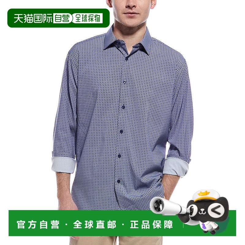 自营 Ben Sherman Classic Fit Shirt - blue 美国奥莱直发经典