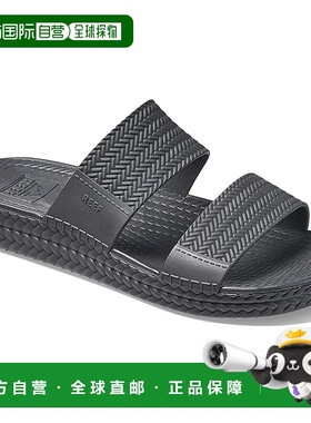 1h可退 香港直邮潮奢 reef 女士 Water Vista 凉拖拖鞋 black黑色