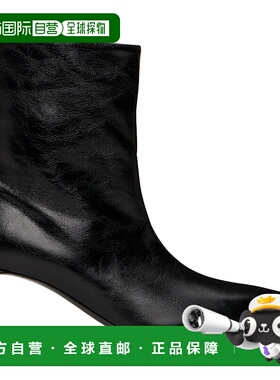 1h可退 香港直邮潮奢 KHAITE 女士 黑色 Ona 踝靴 F1100907短靴