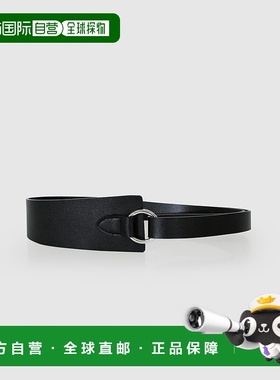 自营 belle & bloom新Divide皮带-黑色 美国奥莱直发腰带
