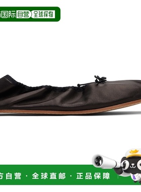 1h可退 香港直邮潮奢 The Row 女士 黑色 Round 芭蕾鞋 F1637N66