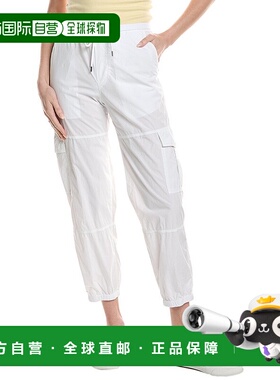 自营 James Perse府绸工装裤-白色 休闲裤美国奥莱直发卫裤