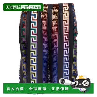 多色 自营 Greca真丝斜纹短裤 Neon 美国奥莱直发 Versace