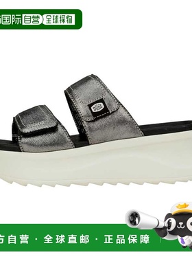 自营Hey Dude Delray Slide Classic Black / Shimmer  41760-0HT