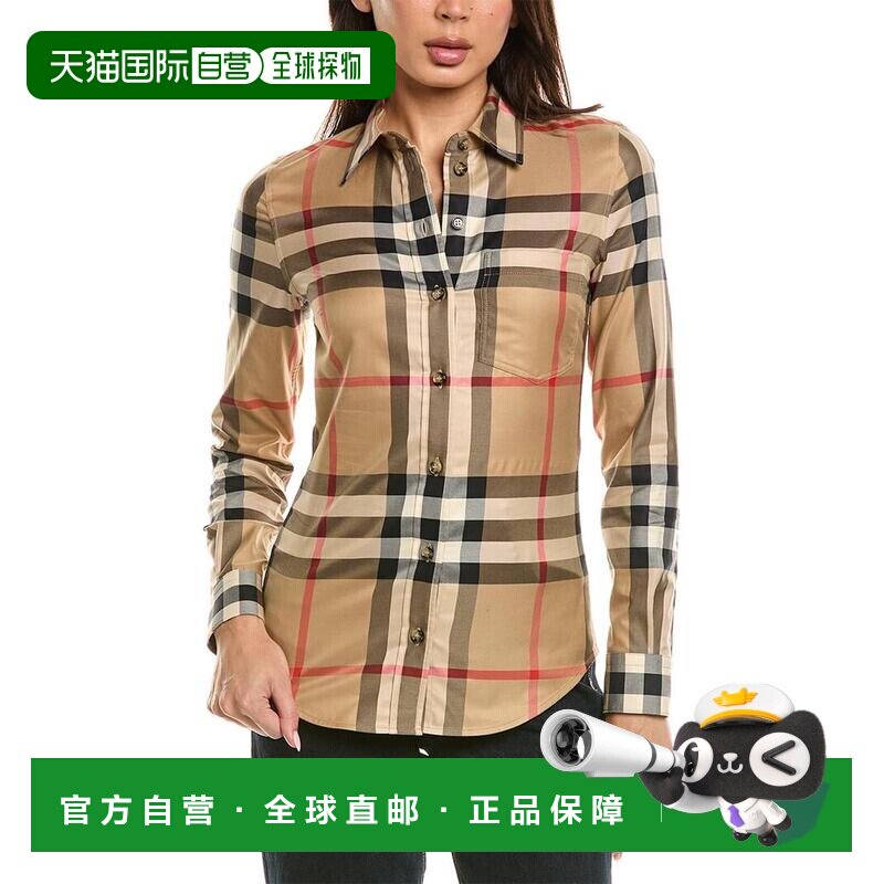 【美国直邮】burberry/博柏利 女士 衬衫 【付后1h可退】图片
