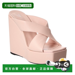 Zanilla Leather Wedge pink 自营Giuseppe Sandal Zanotti