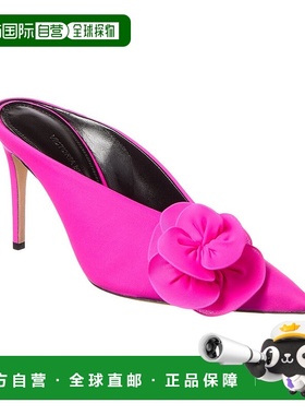 自营 victoria beckham维多利亚 贝克汉姆莱卡骡子-粉红色 美国奥