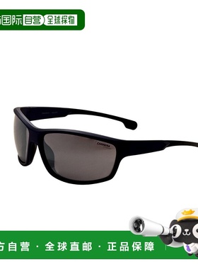 自营 Carrera男式68毫米蓝色太阳镜-蓝色金属 美国奥莱直发卡雷拉