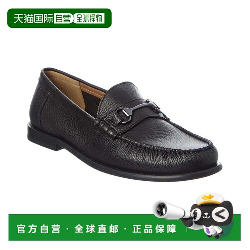 自营Hugo Boss Tevan Leather Loafer - black 美国奥莱直发
