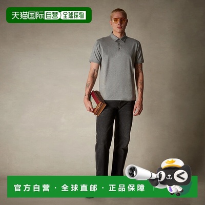 自营 members onlyMen's Polo Shirt - grey 美国奥莱直发男装