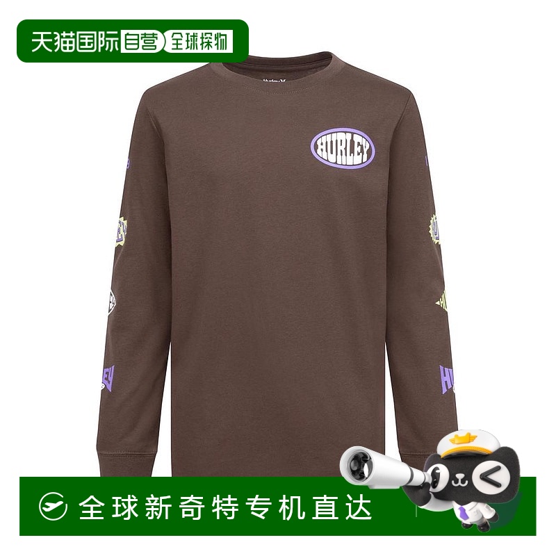 1h可退 【美国直邮】hurley 儿童 T恤长袖针织