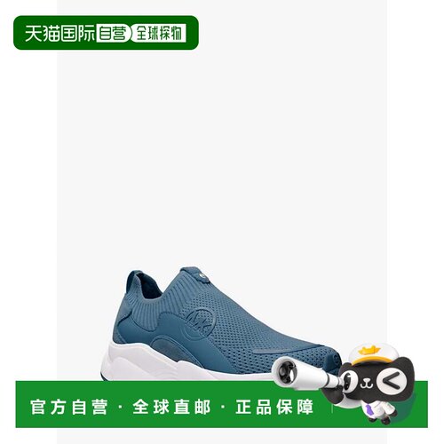 自营Michael Kors Sami 43S5SMFS2D运动鞋女士蓝色生活方式鞋ZAP2