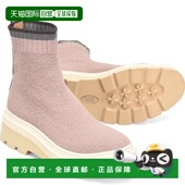 粉色拉式 自营 块跟靴KH SF0075509女式 美国6.5码 softSofft Provea