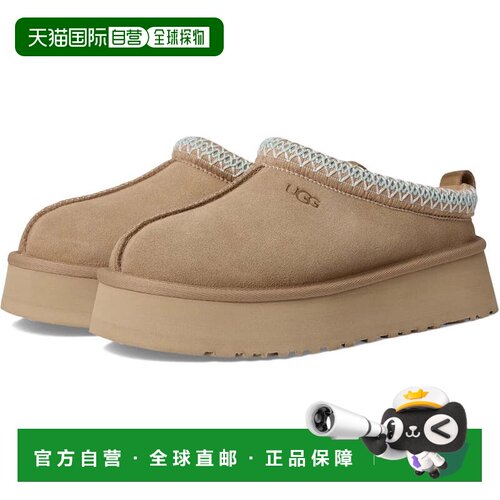 自营UGG Tazz II 1174471-SAN拖鞋女式沙绒面革圆头趾平台ZOGG359