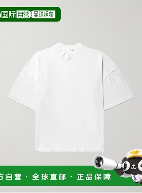 1h可退 香港直邮潮奢 The Row 男士 Dustin 棉针织T恤 289K291WH