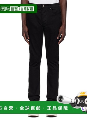 1h可退 【美国直邮】Ksubi|黑色 Chitch Laid 黑色牛仔裤直筒裤