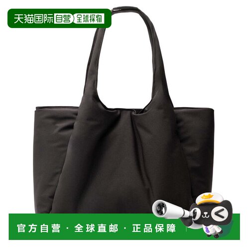 自营Frances Valentine大号Portia衬垫手提包-黑色 美国奥莱直发