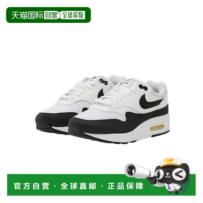 自营nike女士 Air Max 1 运动鞋（白色/黑色-Summit White） - 白