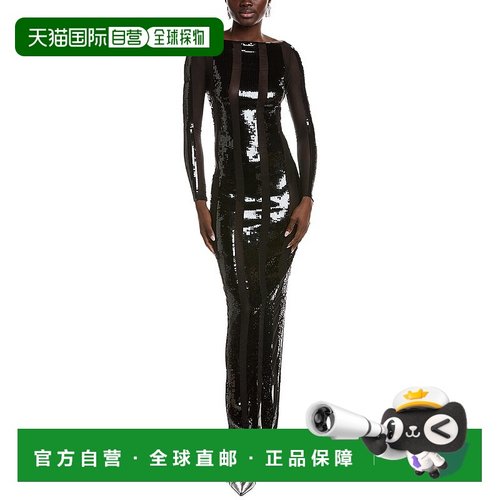 自营retrofeteRetrofête Elsi Maxi Dress - black 美国奥莱直发