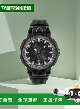 自营 plein sportTiger Power 硅胶手表 - 黑色/黑色/黑色 美国奥