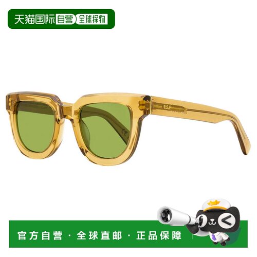 自营Retrosuperfuture 女士圆形矩形太阳镜 Serio S5R Cola 49 毫
