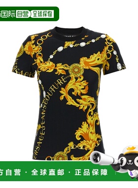 自营 Versace Jeans 范思哲 女士 'Chain Couture' T恤 75HAH608J