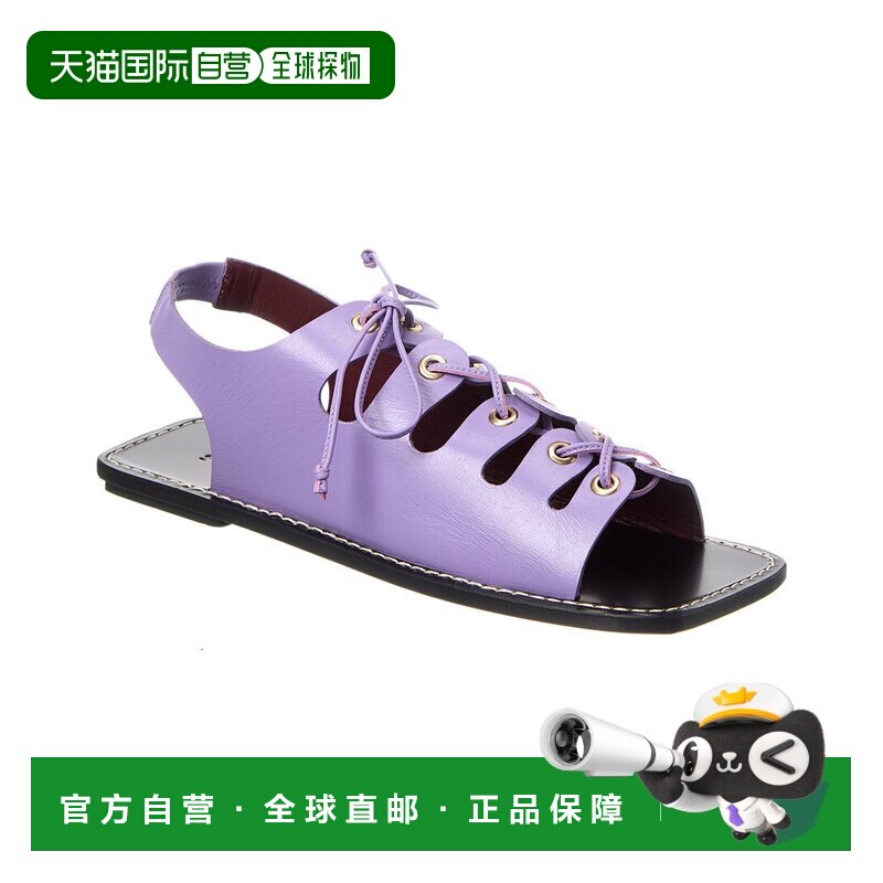 自营STAUD Quinn皮革凉鞋-紫色 美国奥莱直发