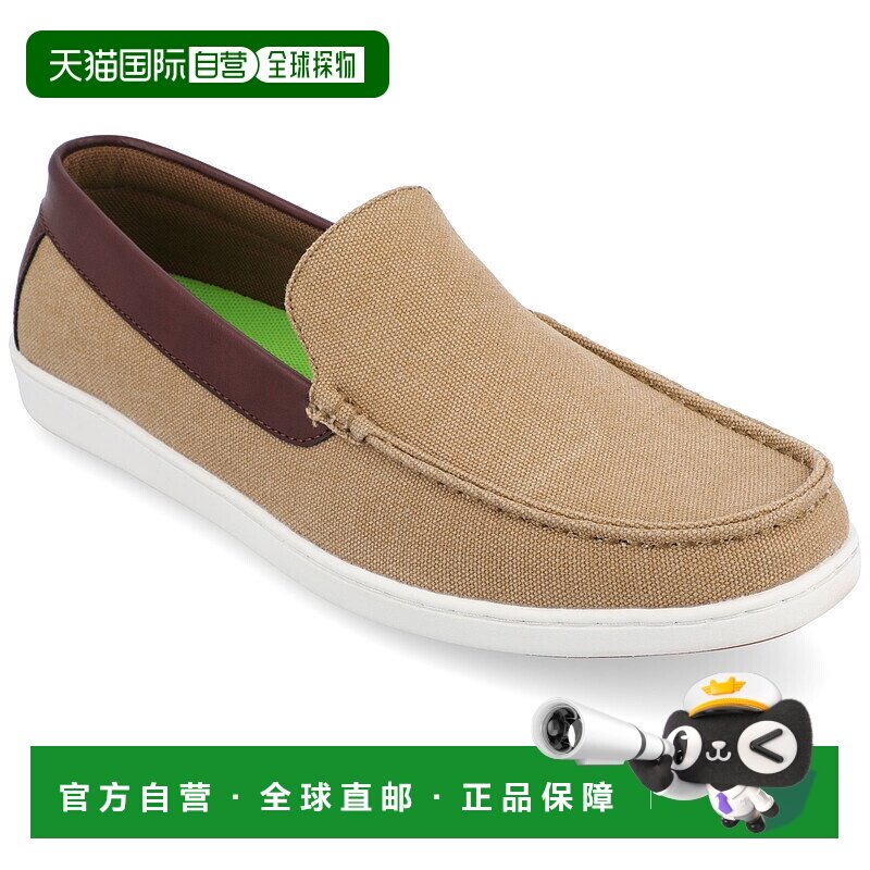自营 Vance Co. Corey Moc Toe 乐福鞋 黄褐色 美国奥莱直发