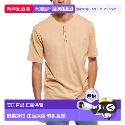 自营WEATHERPROOF VINTAGE Textured Henley Shirt - multi 美国