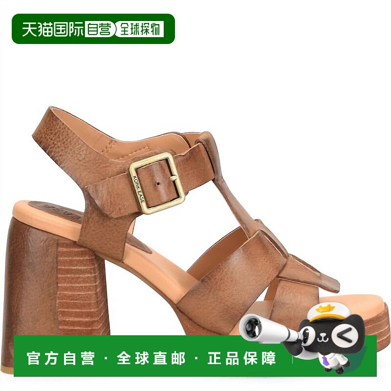 自营kork-ease女式Macey凉鞋棕色 美国奥莱直发