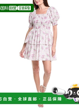 自营english factory英国工厂迷你连衣裙-紫色 美国奥莱直发