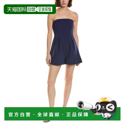 自营Bardot Karoline Strapless Playsuit - navy 美国奥莱直发