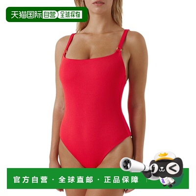 自营Melissa Odabash Tosca连体泳衣-红色 美国奥莱直发