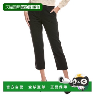 黑色 染色实用锥形长裤 美国奥莱直发 FISHER小号服装 自营EILEEN