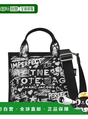 美国直邮MARC JACOBS - Women Punk Scribble Canvas Small Tote