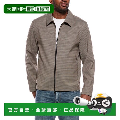 自营BOSS Hugo Boss Hanry夹克-棕色 美国奥莱直发