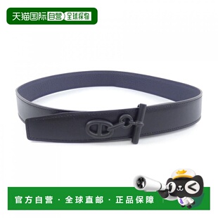 Belt 美国 自营Hermes Standard black navy Owned Navy Pre