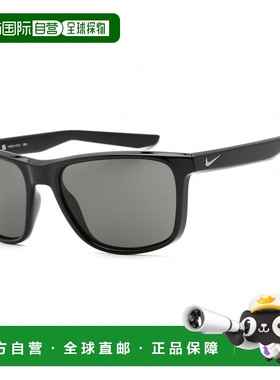 自营Nike Men's Sport 55mm Matte Black Sunglasses - matte bla