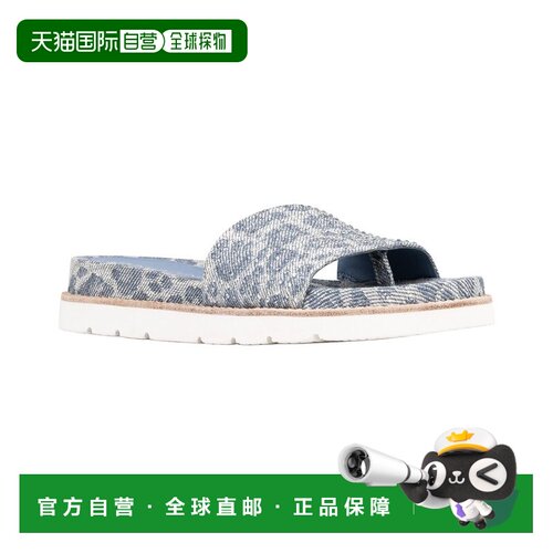 自营Donald Pliner Joella fabric Sandal - blue 美国奥莱直发