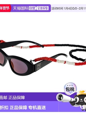 自营 Hugo Boss 中性太阳镜 - 黑色 美国奥莱直发