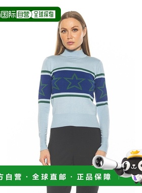 alexia admorLisa 毛衣 - 象牙色/红色 【美国奥莱】直发高领